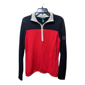 Women’s Lauren RL Color Block 1/4 Zip Neck Sweatet